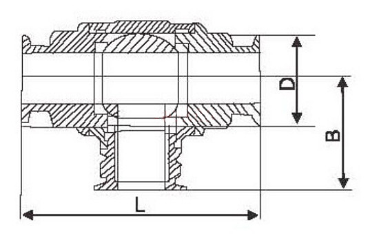 卫生级三通球阀(图1) 卫生级三通球阀(图1)